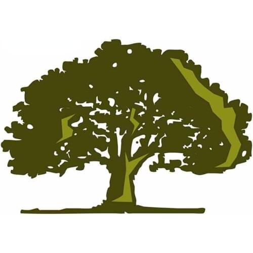 13cm x 9cm for Oak Tree Graffiti Sticker 3D Funny Car Stickers DIY Occlusion Scratch Vinyl Decal Custom Printing