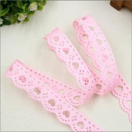 1572968 , hot 16mm hollow flowers solid Grosgrain ribbon, DIY handmade materials,Clothing accessories,Gift Wrapping