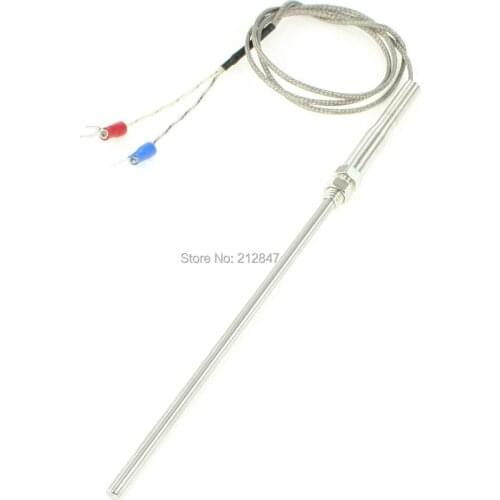 1M K Type 500C Degree Celsius Thermocouple Sensor 5mm Probe Dia
