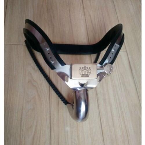 2017 New Y2plug Most comfortable wearing chastity pants,top quality male chastity device belt,mens stainless steel chastity belt