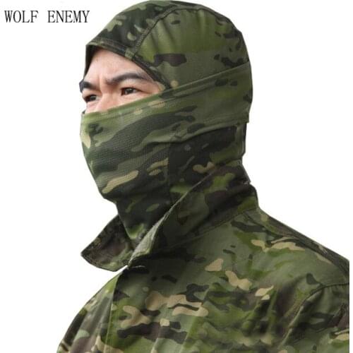 2018 Multicam Tropic quick-dry Nijia Balaclava/ MTP Full face soft Skullies & Beanies Hunting Caps