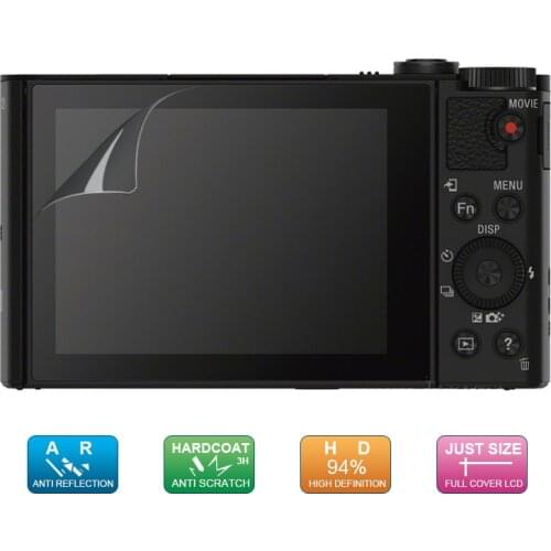 6pcs, 3pack) LCD Guard Film Screen Display Protector for Sony DSC-HX90V DSC-WX500 DSC HX90V WX500 HX80 HX400V HX400 HX350 HX300