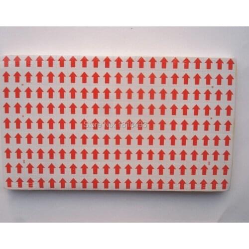 Free shipping wholesales red arrow paper stickers12x9mm,13230pcs a lot/shipping labels/DIY packing labels/custom stickers/tag