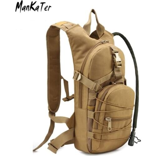 ManKaTer Free Shipping Tactical Backpack Water Bag Sports Camel Hydration Military Pouch Rucksack Bicycle Camping Pack