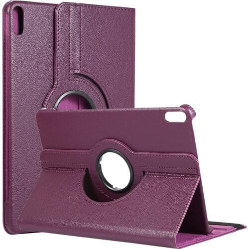 360 Rotation Kickstand Cover for Huawei Matepad Pro 10.8 2021 2019 Matepad 10.4 2020 Flip Litchi Leather Case