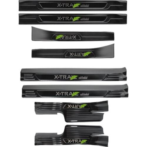 For nissan X-Trail X Trail 2014 2015 2016 2017 2018 2019 stainless steel Plate Door Sill Welcome Pedal Car Styling Accessories