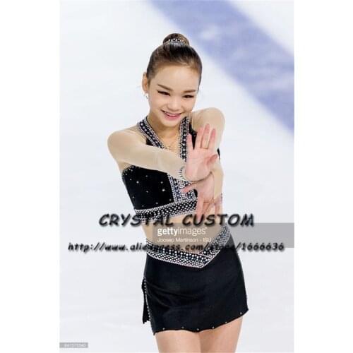 Crystal Custom Figure Skating Dress Girls New Brand Ice Skating Clothes For Competition DR4668