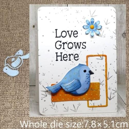 XLDesign Craft Metal stencil mold Cutting Dies bird decoration scrapbook die cuts Album Paper Card Craft Embossing