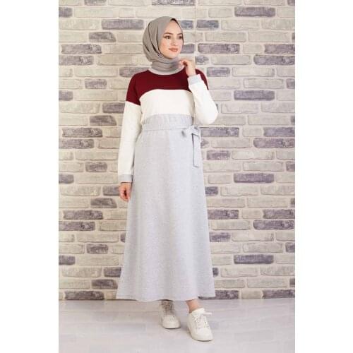 Muslim Womens Dress With Belted New Season 2021 Muslim Styles Hijab Abayas Women Dubai Robe Islam Clothing Dresses Robe Garment