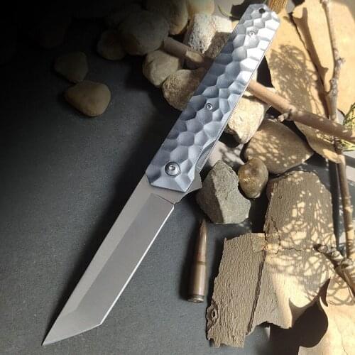 Folding Knife With Aluminum Alloy Handle, High Hardness Ball Bearing Quick Opening Outdoor Little Knife, Camping,Tactical, Knife