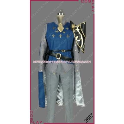 Fire Emblem Fates Laslow Lazward Inigo Azur Game Uniform Cosplay Costume S002