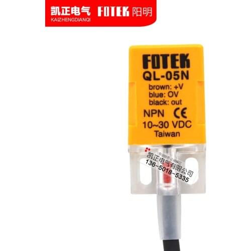 2 pieces Original authentic Taiwan FOTEK Yangming proximity switch QL-05N QL-05NB support inspection