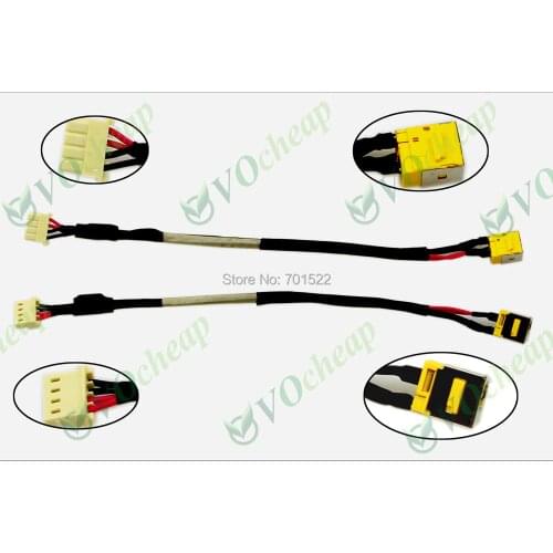 Genuine New notebook Laptop DC power jack for Acer Aspire 6530 6930 6930G 6930Z Charging Port Socket Connector with cable PJ121