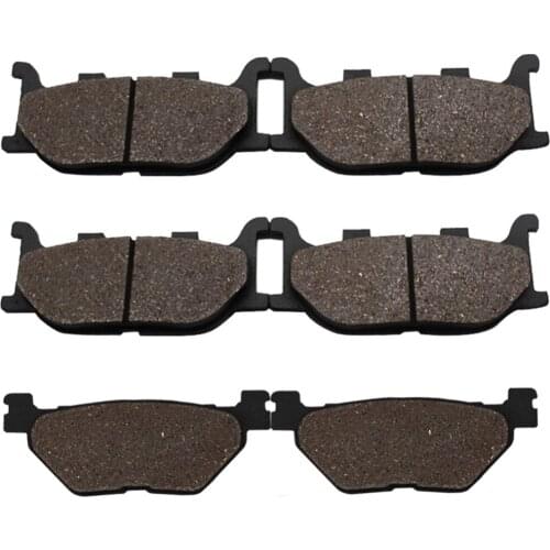 Cyleto Motorcycle Front and Rear Brake Pads for Yamaha Midnight XVS1300 XVS 1300 A Midnight Star 2007 2008 2009 2010 2012 2013