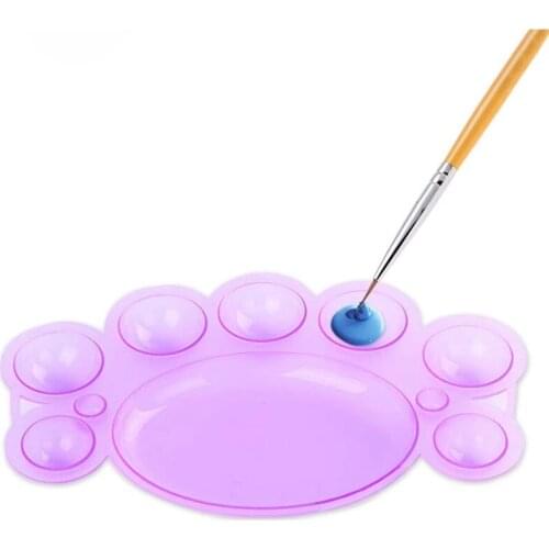 Pigment Color Liquid Mixing Painting Drawing Liner Nail Art Palette Dappen Dish.Gel Polish Design Manicure Nail Tools accessory