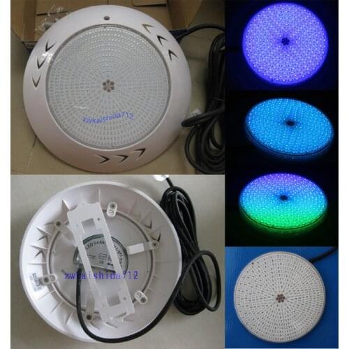 HT Underwater Led Swimming Pool Light SMD33W 12V RGB Plastic Resin Waterproof IP68 Color Changing Fountain Lamp Wall Mounted