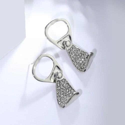 Silver Plated Dangle Drop Earrings For Women Korean Trendy Fashion Vintage Statement Fashion Jewelry WomenAccessories