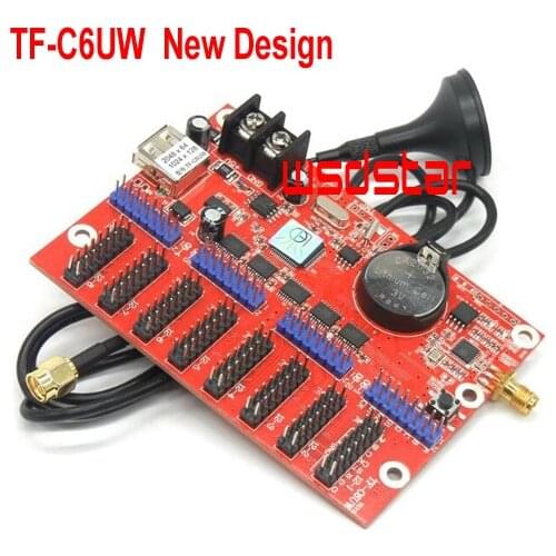 TF TF-C6UW TF-WF-C WIFI communication LED controller card 2048*64 Support Single & Dual color LED modules