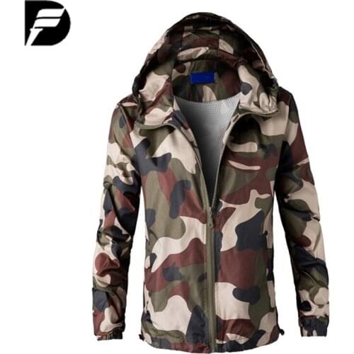 USCLOTHING A6X9Y Mens Camouflage Hoodies