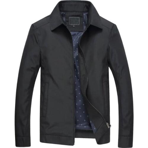 New Spring Autumn Jacket Men Quality Windbreakers Casual Business Lapel Jackets Jaqueta Masculino Mens Outwear Shaped Clothes