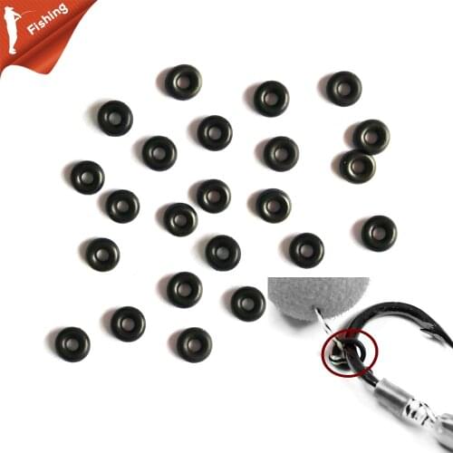 100Pcs Carp Fishing Quick Change Round Rig Rings Fishing Rigs O Rings Fishing Accessories 3.1mm&3.7mm