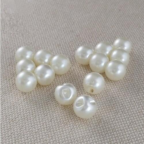 60Pcs/set 10mm Round Sewing Buttons Pearl Buttons for Clothing Sewing Accessories Women Baby Clothing Scrapbooking DIY Material