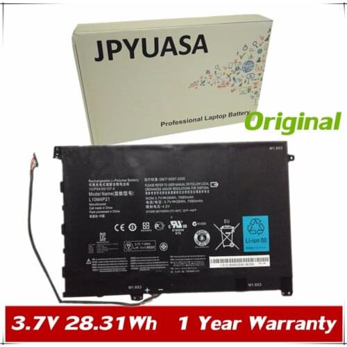 7XINbox 3.70V 7650mAh 28.31Wh Original Laptop Battery L10M4P21 For Lenovo IdeaPad S2010A S2010 1/CP-4/45/107-4 Tablet Bateria