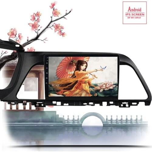 9 inch Android 10.0 2.5D Car DVD GPS for Hyundai Sonata 2015 2016 2017 2018 19 car Radio GPS navigation head unit build in wifi