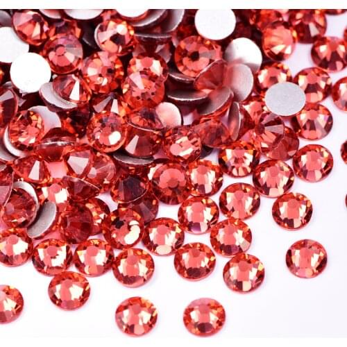 A3 Padparadscha New Color 1440pcs Crystal Non Hotfix стразы Rhinestones Flatback Diamond for Art Decorations B3995