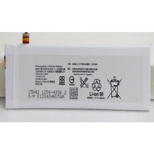 ISUNOO 5pcs/lot AGPB016-A001 2600mAh Mobile Battery For Sony Xperia M5 E5603 E5606 E5653 E5633 E5643 E5663 E5603 E5606 Battery