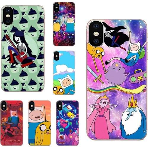 Adventure Time TPU Phone Cases For Sony Xperia Z Z1 Z2 Z3 Z3+ Z4 Compact Z5 Plus M2 M4 XA XA1 XZ Premium