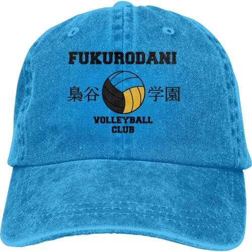 Fukurodani Volleyball Club Black The Baseball Cap Peaked capt Sport Unisex Outdoor Custom Haikyuu Sports Boys Hats