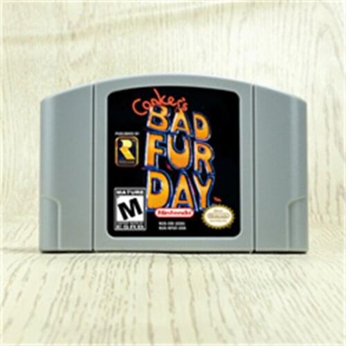 Conkers Conkers Bad Fur Day For 64 Bit Game Cartridge USA Version NTSC Format
