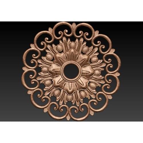 Flower carving 3D model relief for cnc 3D carved figure sculpture machine in STL file 3D furniture decoration Decor
