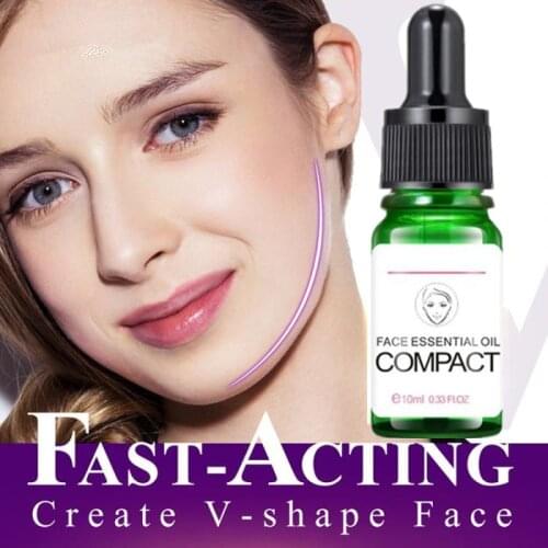 Hot 10ML Face Essential Oils Rapid Firming Lifting Essence Oil Massage Anti Wrinkle Anti-Aging Powerful V Shape Facial Skin Care