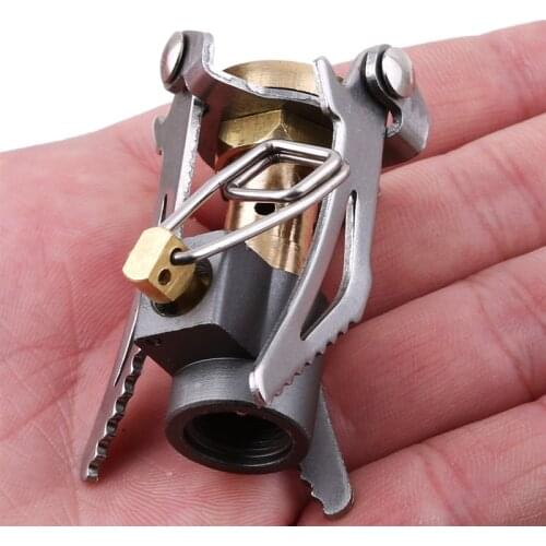 Mini Camping Stoves Folding Outdoor Gas Stove Portable Furnace Cooking Picnic Split Stoves Cooker Burners