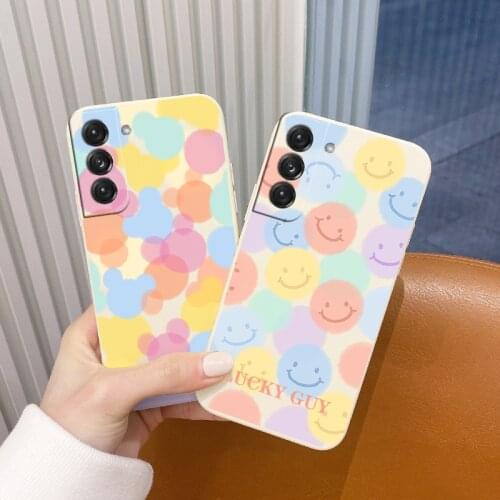 Funny Candy Liquid Silicone Soft Case For Samsung Galaxy S21 S20 FE S10 Note 20 10 Ultra Plus A72 A52 A42 Shockproof Phone Cover