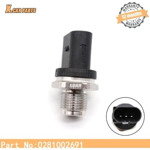 Fuel Rail Pressure Regulator Sensor Valve 0281002691 For Audi A4 A6 A8 Smart FORFOUR Volkswagen PHAETON V30720077