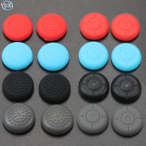 YuXi 2pcs Silicone Grip Caps Joy con Analog Joystick Cover Case For Nintend Switch NS Controller Joy-Con Repair Part