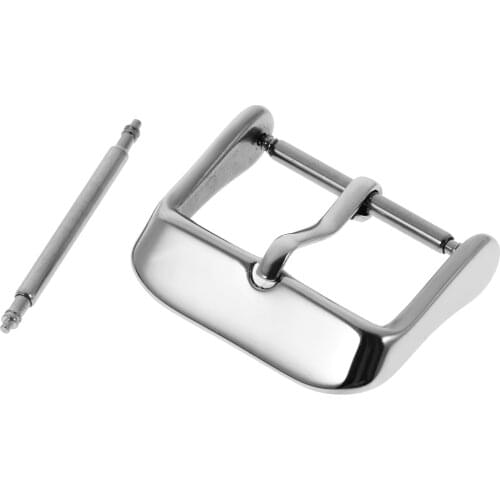 Stainless Steel Watch Straps Bands Buckle Replacement, Well fit Watch Band Clasp, Vacuum PVD Finish, 20-26mm