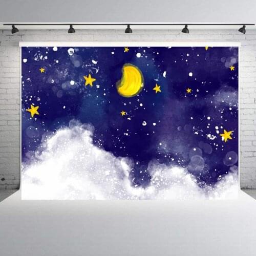 1st Photography Vinyl Background Birthday Party Balloon Moon Night Love Baby Kids Decor Backdrop For Studio Prop