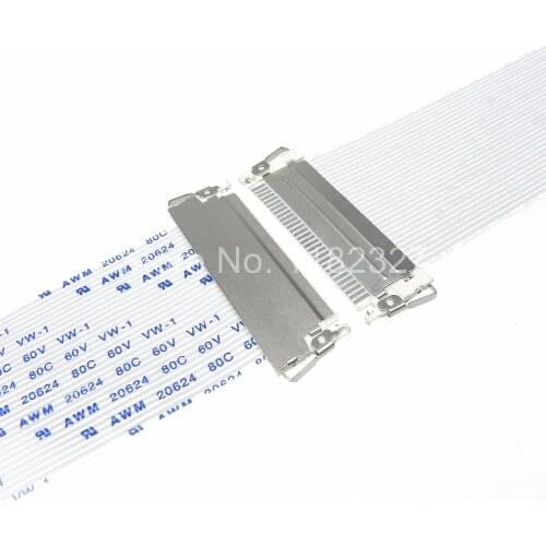 5pcs/lot High Quality FFC cable 30pin 1.0mm pitch B type 25cm length FFC cable one end with FI-X30HL connector