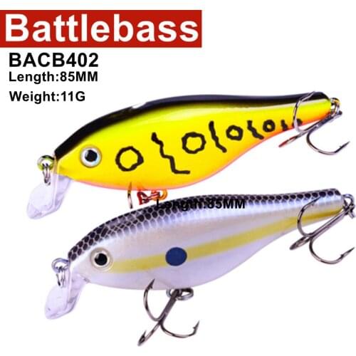 1Pcs Minnow Crankbait Wobblers artificial Crank Bait Bass 8.5cm 11g Fishing Lure pike trolling pesca carp Fishing Tackle