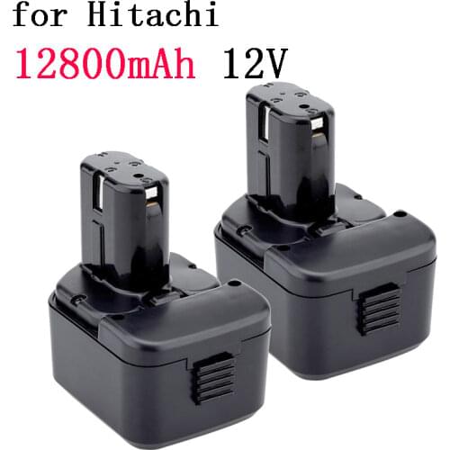 High Quality 12800mAh 12V 12.8Ah Battery for Hitachi EB1214S 12V EB1220BL EB1212S WR12DMR CD4D DH15DV C5D , DS 12DVF3