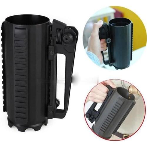 Aluminum Handled Detachable Tactical Mug Cup Coffee Mug Multifunction Aluminum Detachable Carry With Rail Outdoor