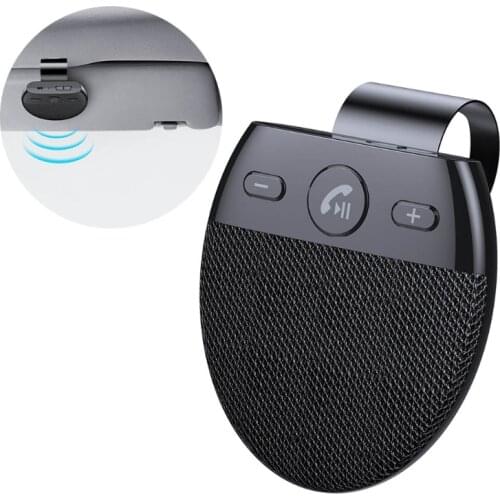 Car Sun Visor Wireless Bluetooth 5V Speakers Handsfree Car Kit Handsfree Bluetooth Speakerphone Auto Accessories