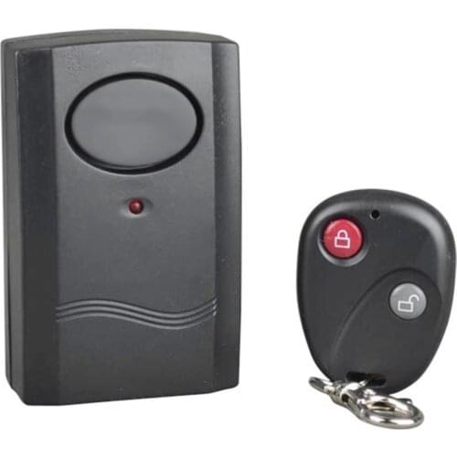 Wireless Vibration Alarm Home Security Motorcycle Car Door Window Anti-Theft Burglar Detector Sensor 120dB Remote Control