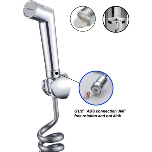 Home Wash Bidet Sprayer Set Accessories Car Hand Held Easy Install ABS Pet Toilet Bathroom Shower Diaper Cleaning Hose Holder