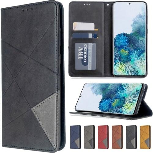 2021 Leather Flip Case For Samsung Galaxy S21/S20 Ultra S10/S9 Plus S10E S21/S20 FE Note 20 Ultra 10 Pro Wallet Phone Case Cover