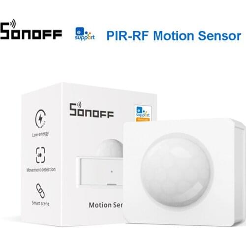 SONOFF PIR3-RF RF 433mhz Motion Sensor Smart Scenes Dual Mode Alarm Sync Via EWelink APP Automation Work With RF433 Bridge